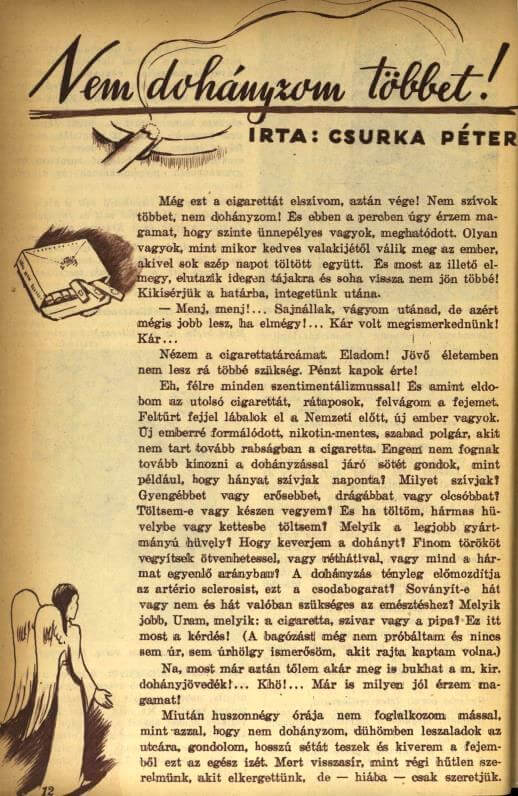 1938.07.09. Nem dohányzom többet