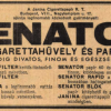 1938.11.06. Senator papír és hüvely