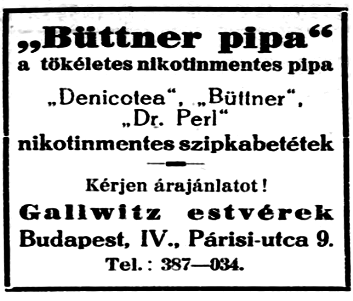 1938.11.16. Gallwitz pipaüzlet