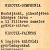 1940.05.29. Nikotex-gyártmányok