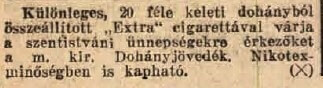 1940.08.14. Extra cigaretta