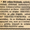 1940.12.13. Nikotex-termékek