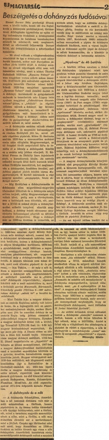 1943.07.04. A dohányzásról