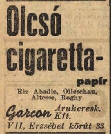 1946.06.02. Olcsó cigarettapapír