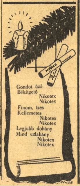 1947.12.25. Karácsonyra Nikotex