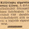 1953.11.16. Cigaretta kollekció