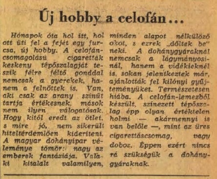 1964.07.21. Celofán-gyűjtők