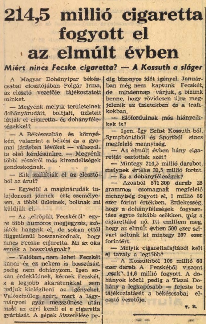 1965.01.24. Cigarettafogyasztás
