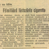 1965.05.20. Füstszűrős cigaretták