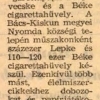 1965.10.01. Kiskunmajsa - cigarettapapír