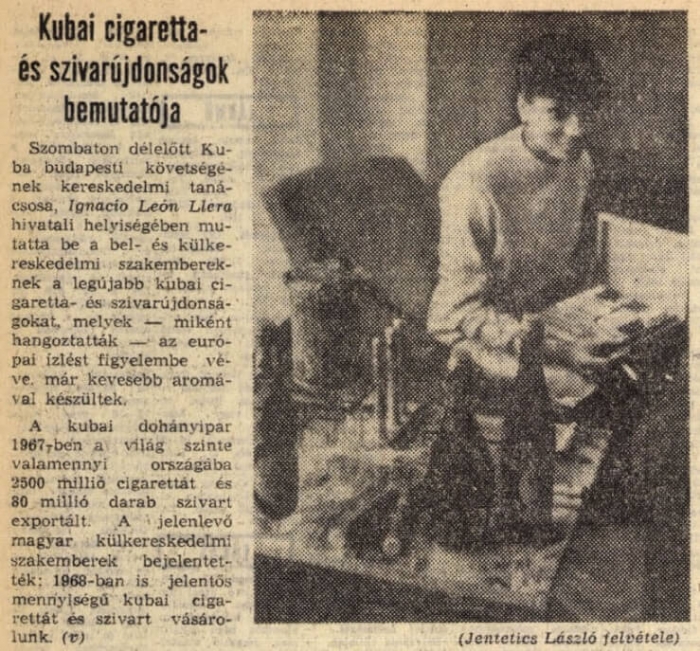 1968.02.18. Kubai cigaretta