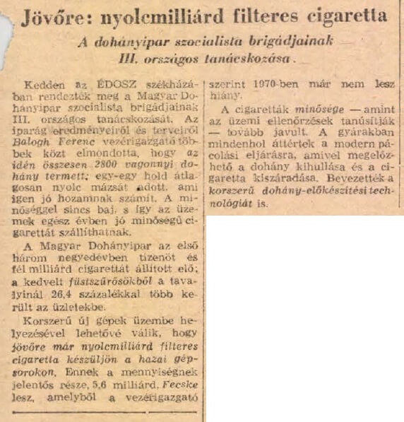 1969.11.12. Cigarettahiány
