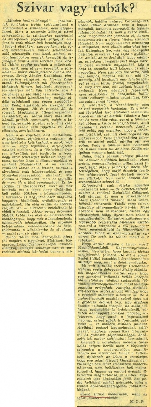 1971.10.27. Szivar vagy tubák