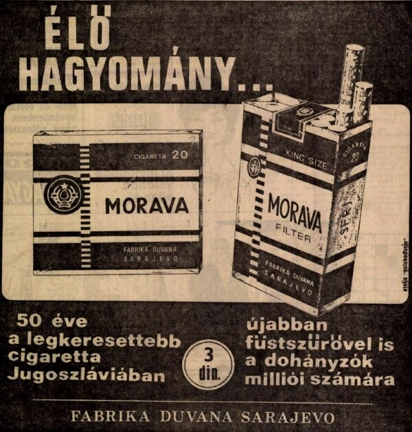 1971. Morava cigaretta