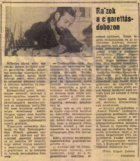 1974.02.28. Pók Pál grafikus