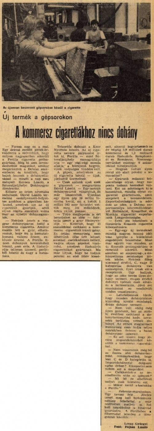 1981.11.21. Nincs dohány