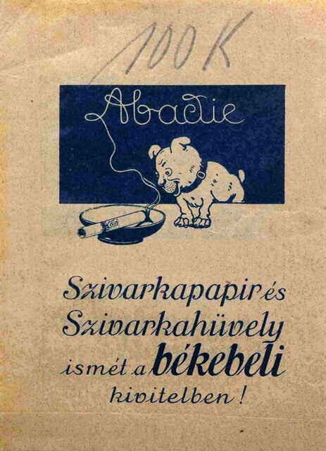 Abadie cigarettapapír 8.