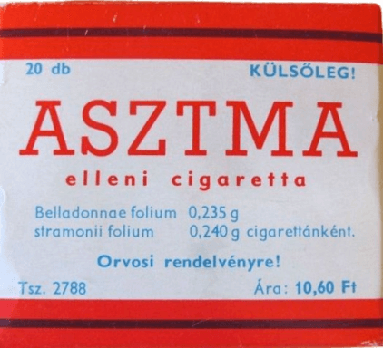 Asztma elleni cigaretta