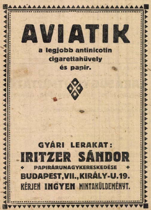 1920.05.07. Aviatik Antinicotin