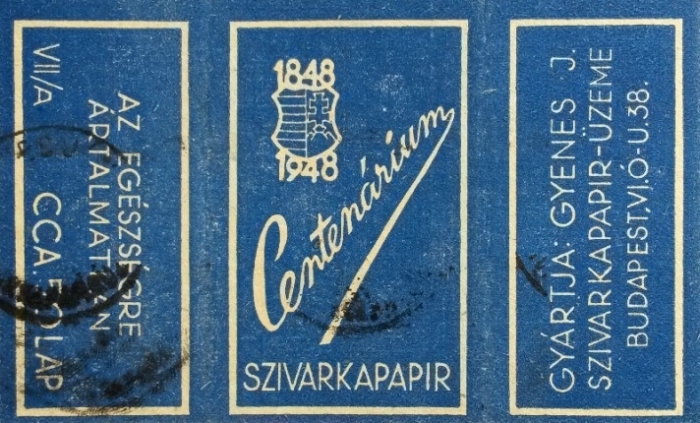 Centenárium cigarettapapír