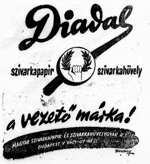 Diadal cigarettapapír és hüvely 17.