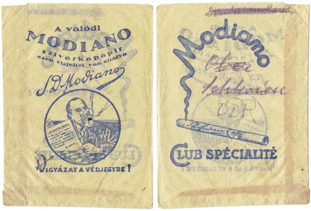 Modiano cigarettapapír 01.