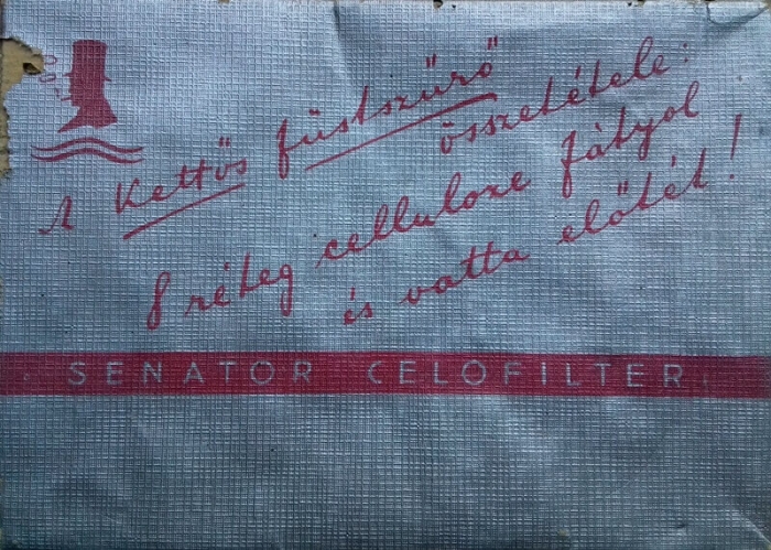 Senator Celofilter cigarettahüvely - üres