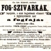 1865. Legújabb fog-szivarkák