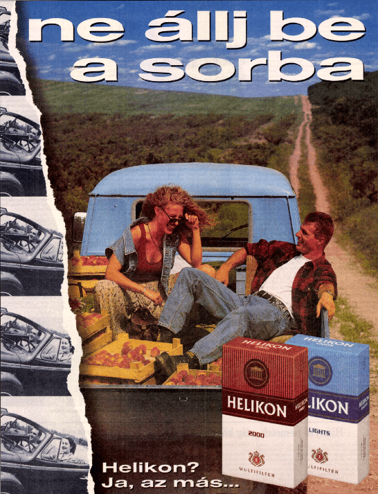 Helikon cigaretta - 1995/3.