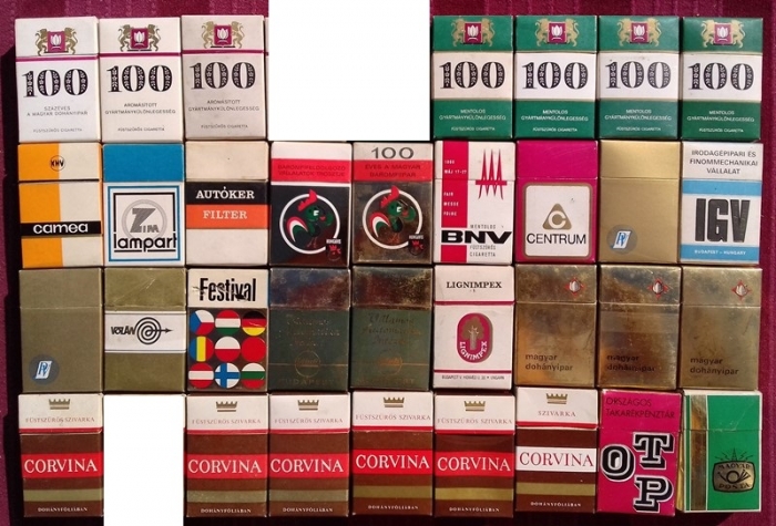 Üres cigarettás dobozok 1.
