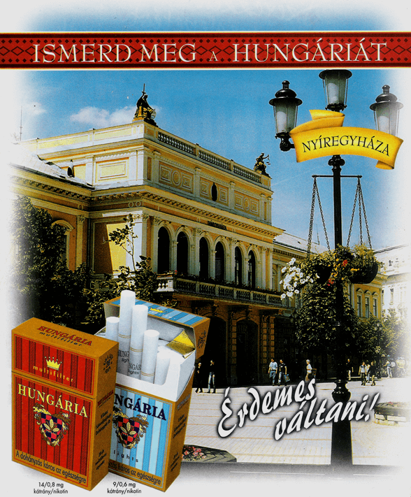 Hungária cigaretta - 1999/1.