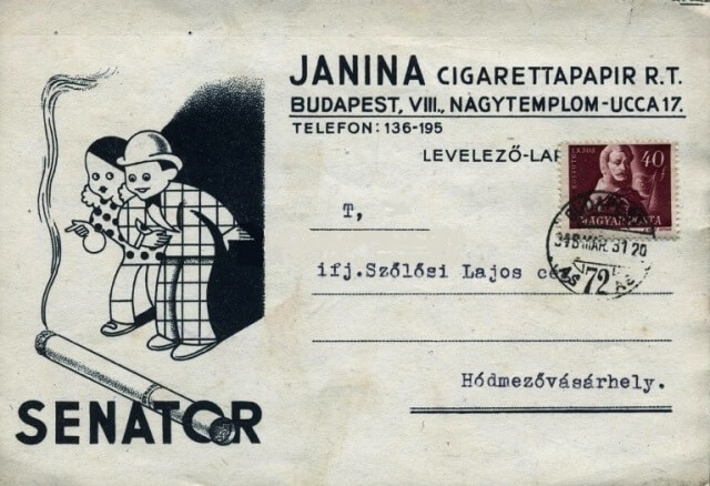 Janina Rt. levele, 1948
