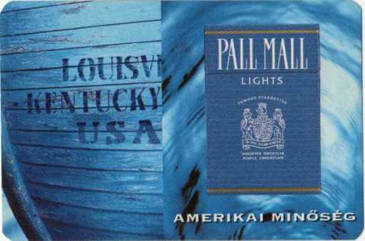 Pall Mall cigaretta - 1995. 2.