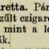 1903. Legújabb kávé-cigaretta
