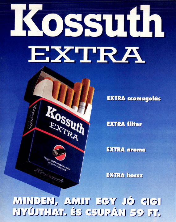 Kossuth cigaretta - 1993