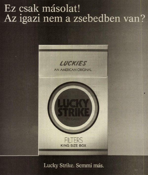 Lucky Strike cigaretta - 1994/3.