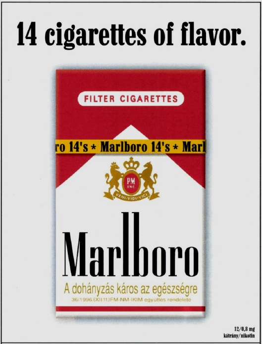 Marlboro cigaretta - 1999/6.