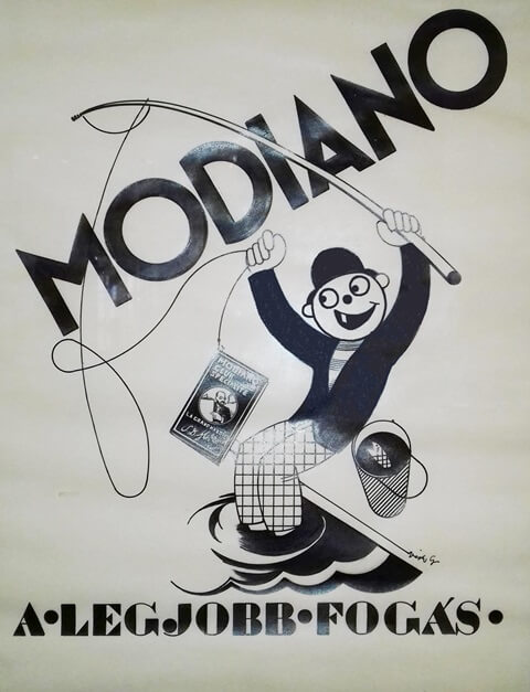Modiano plakátterv - Végh Gusztáv 2.