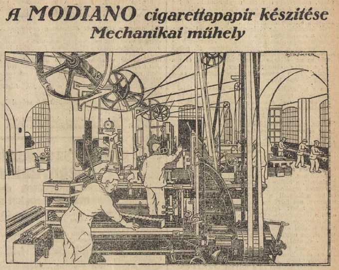 1930.05.18. Modiano-gyár