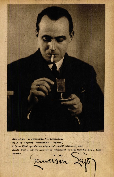 1931. Nikotex - Laurisin Lajos