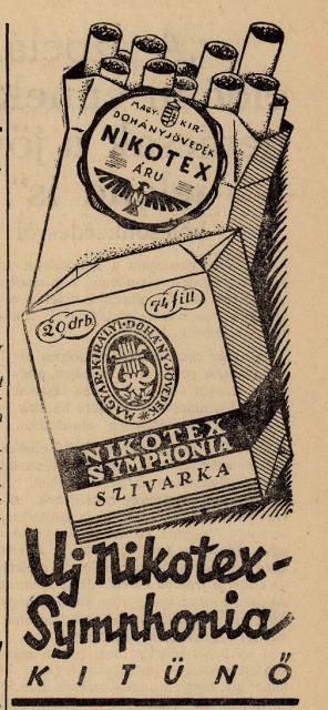 Nikotex-Symphonia cigaretta 3.
