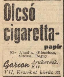 1946.06.02. Olcsó cigarettapapír