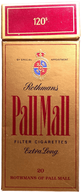 Rothmans Pall Mall 120'S