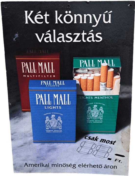 Pall Mall cigaretta - 1994/2.