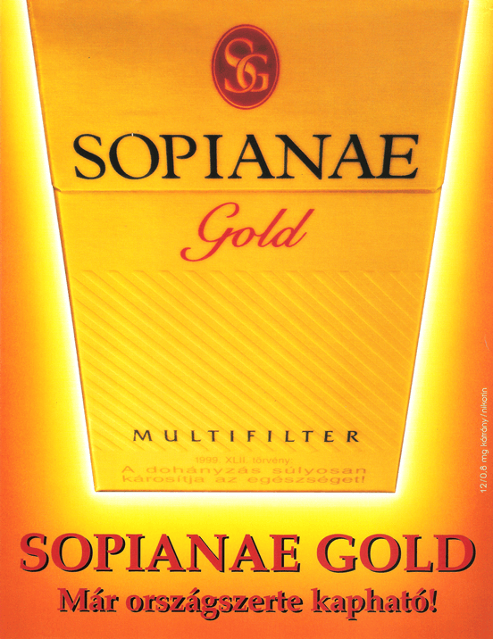 Sopianae cigaretta - 2000/06.