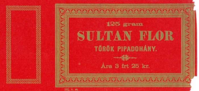 Sultan Flor török pipadohány 02.