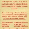 Szivarvásár 1934.