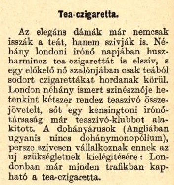 1910.09.11. Tea-czigaretta