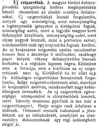 1897.05.02. Új czigaretták