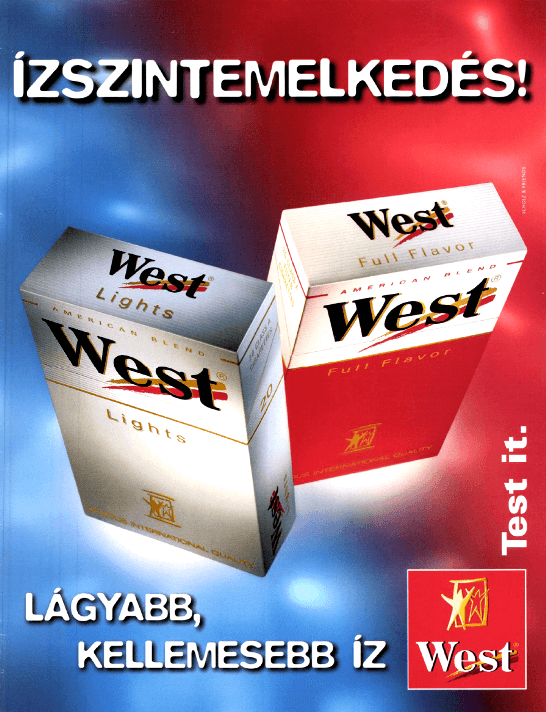 West cigaretta - 1997